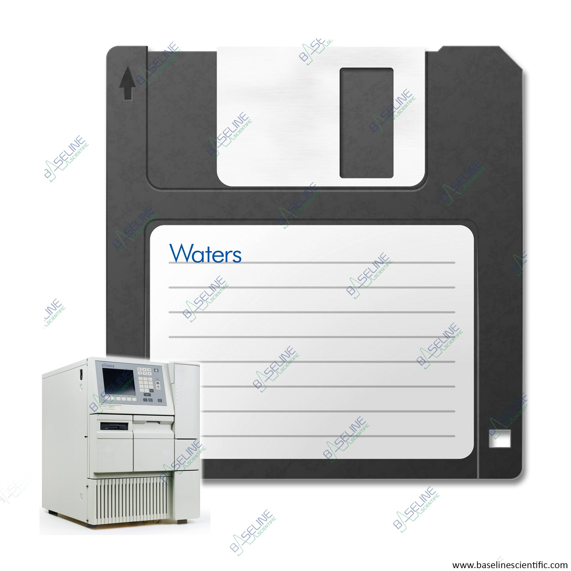 Waters 2695 2690 Firmware Upgrade Kit Floppy Disk Version 2.04 P/N: 667001656 image 0