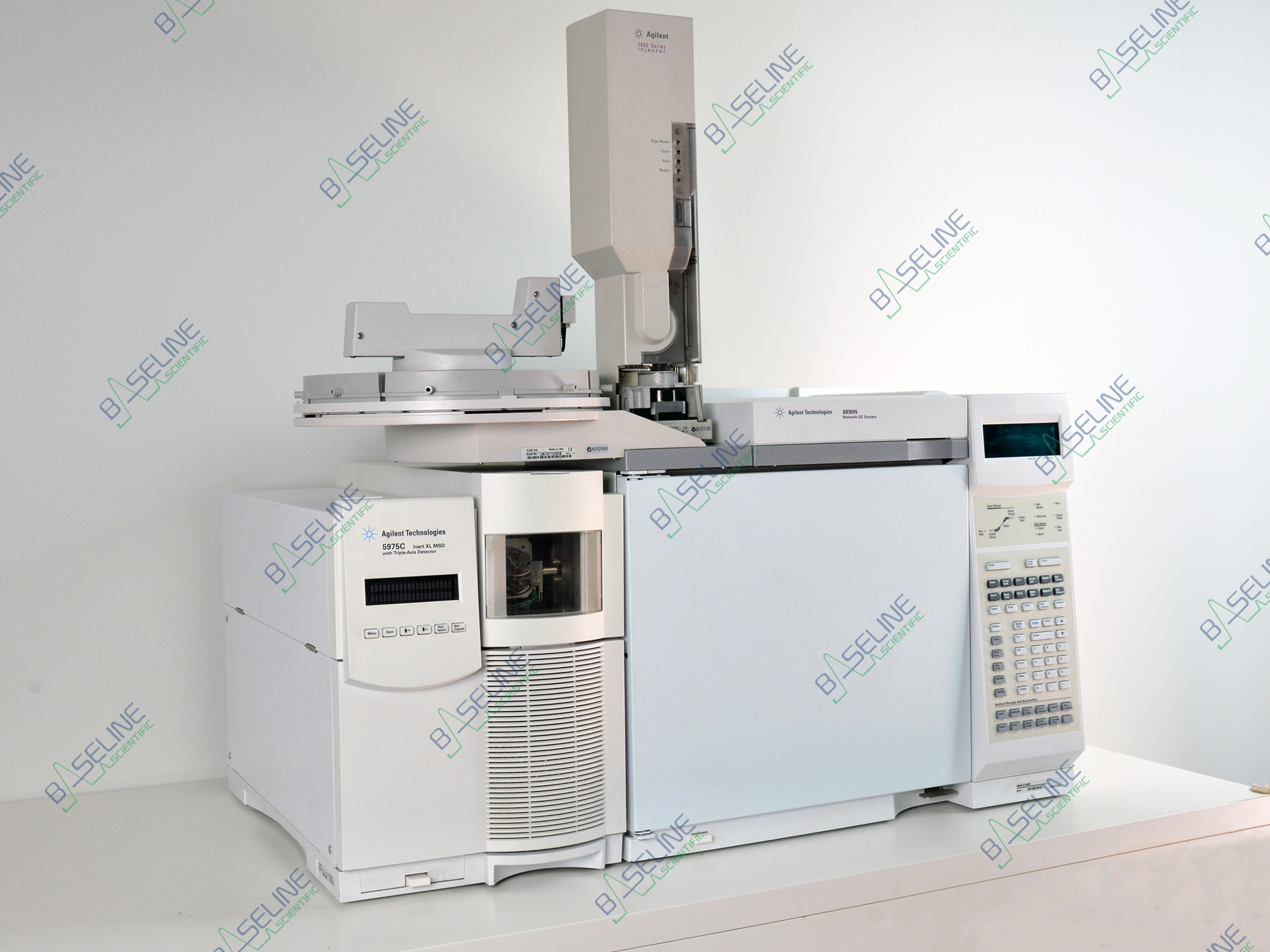 Agilent 6890N GC & 5975C Turbo Pump & 7683 Autosampler image 1