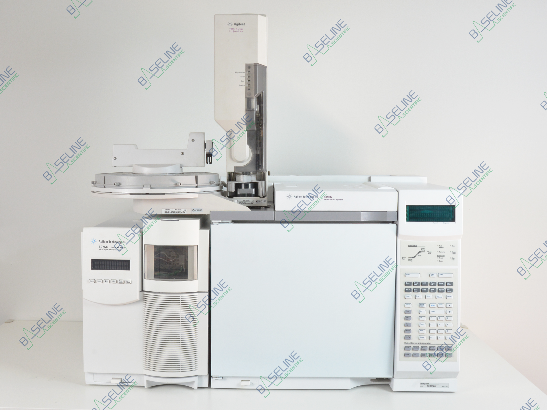 Agilent 6890N GC & 5975C Diffusion Pump & 7683 Autosampler image 0