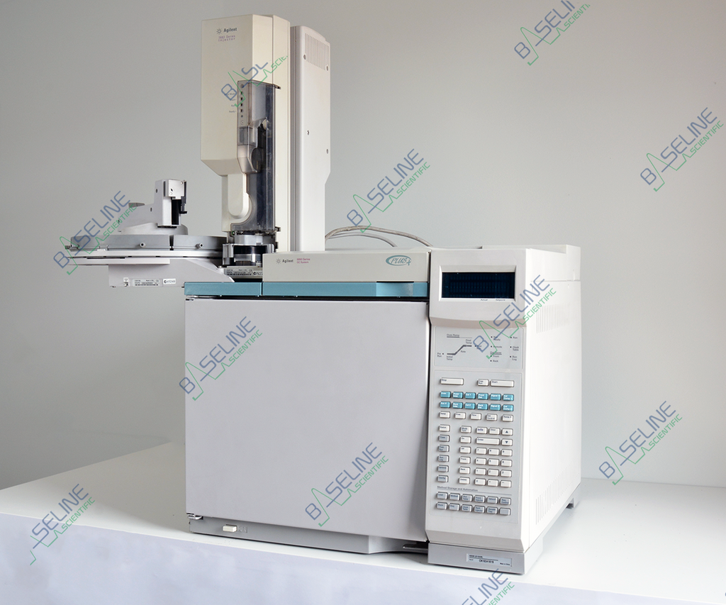 Agilent 6890 GC with Dual SSL FID and 7683 Series Autosampler Two Injection Tower image 2