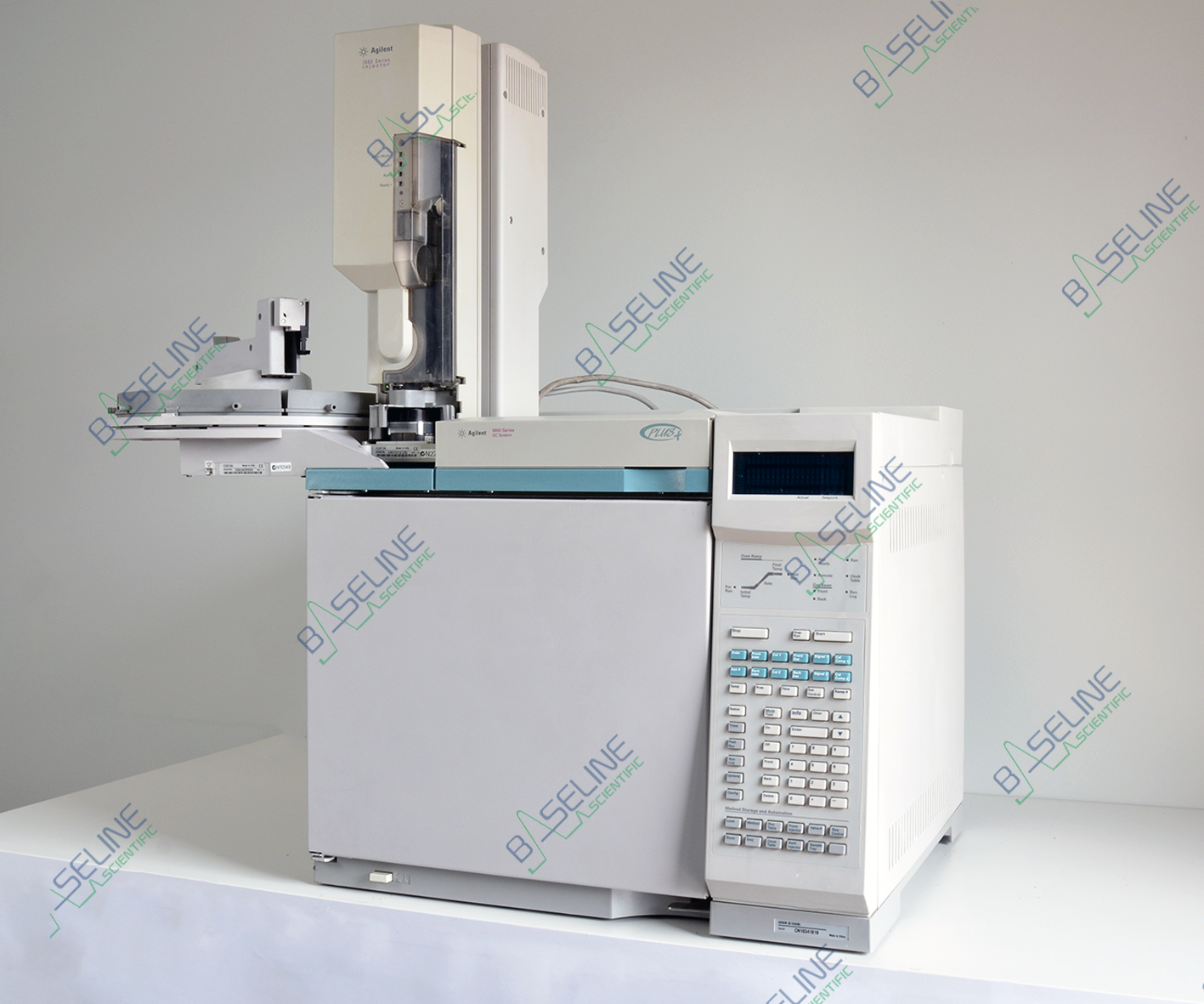 Agilent 6890 GC with Dual SSL FID and 7683 Series Autosampler Two Injection Tower image 2