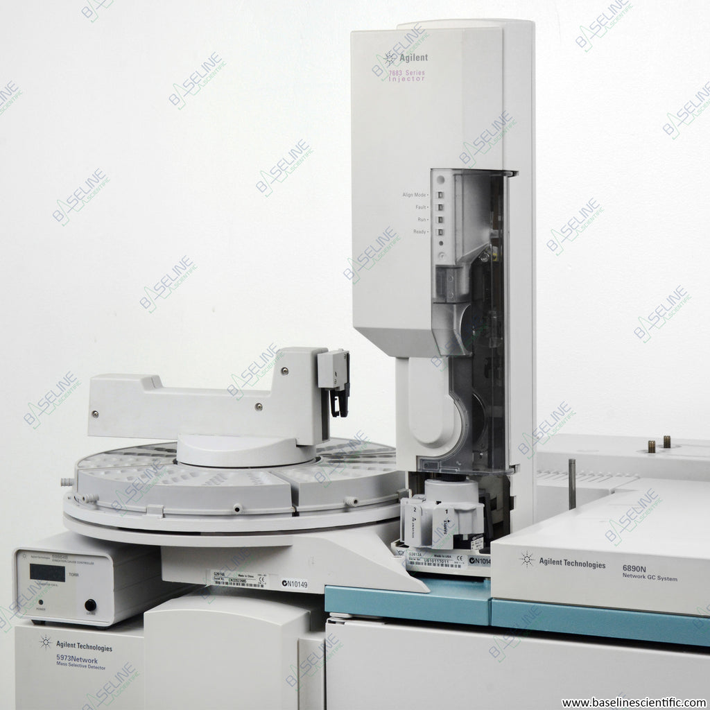 Agilent 6890N GC with 5973N MSD Diffusion Pump and 7683 Autosampler image 2