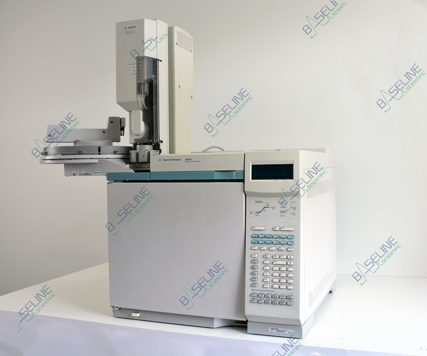 Agilent 6890N GC with Dual SSL FID and 7683 Series Autosampler Two Injection Tower image 3