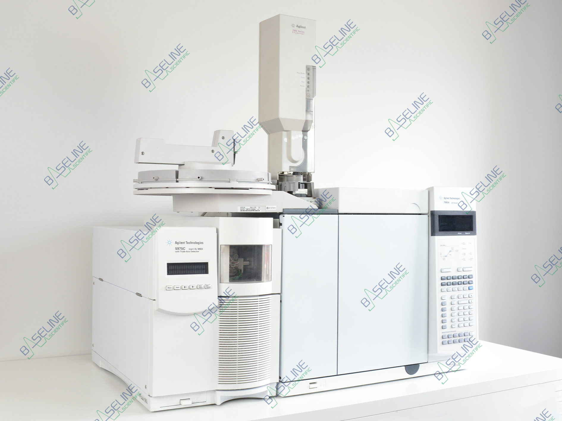 Agilent 7890A 5975C Turbo Pump GCMS System / 7683 Autosampler image 1