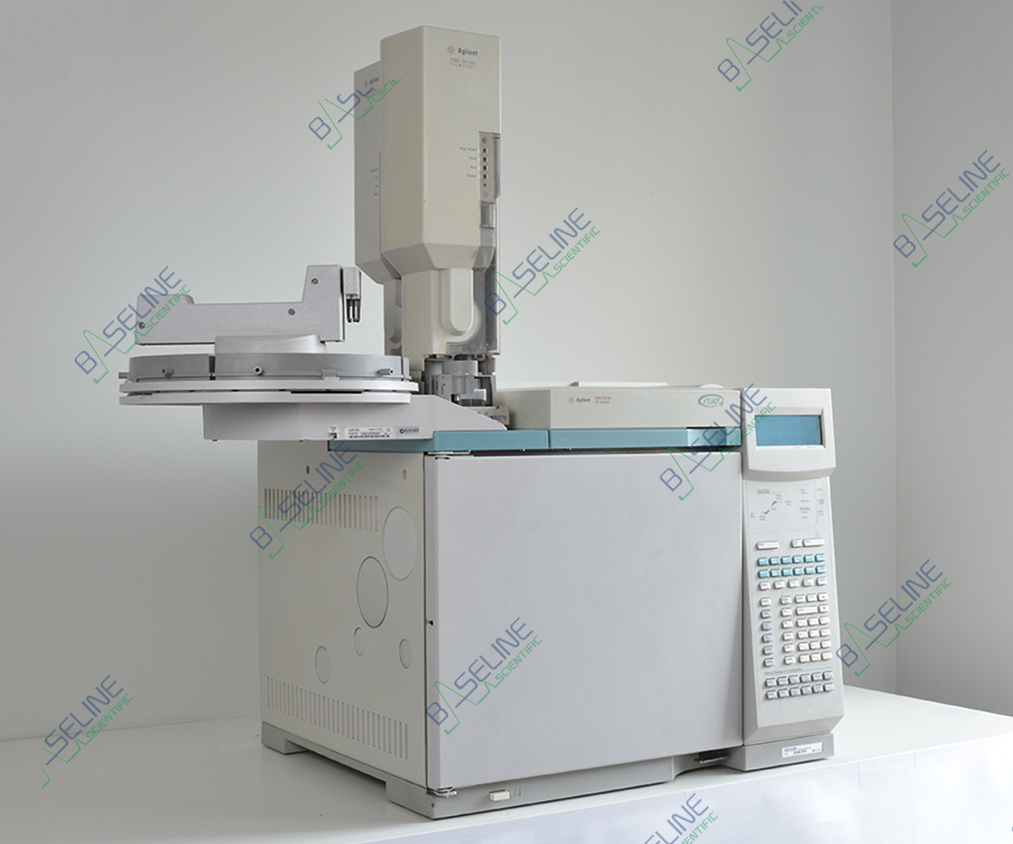 Agilent 6890 GC with Dual SSL FID and 7683 Series Autosampler Two Injection Tower image 3