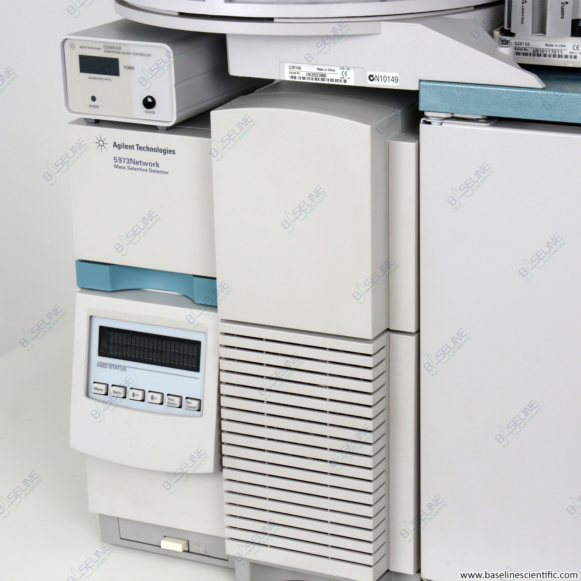 Agilent 6890N GC with 5973N MSD Stand Turbo and 7683 Autosampler image 4