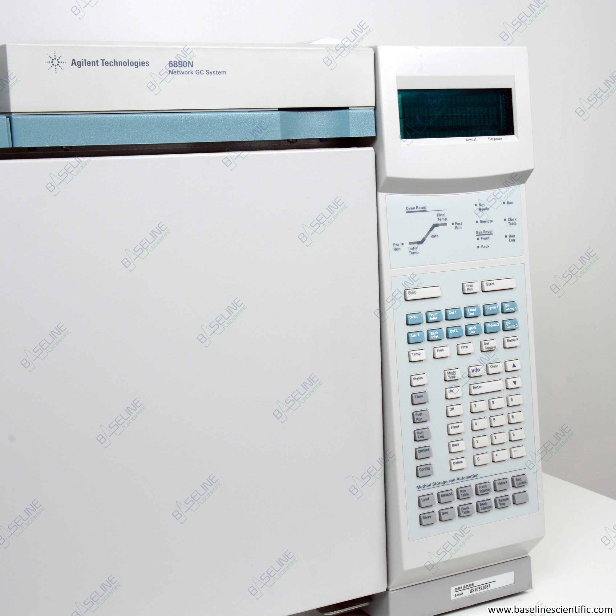 Agilent 6890N GC with 5973N MSD Stand Turbo and 7683 Autosampler image 3