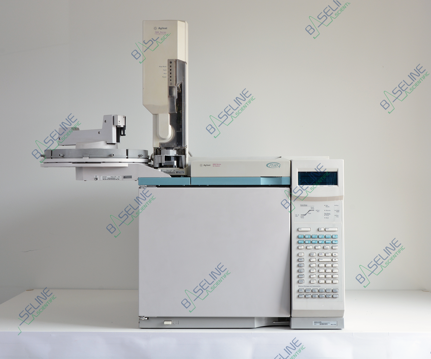 Agilent 6890 GC with Dual SSL FID and 7683 Series Autosampler Two Injection Tower image 0