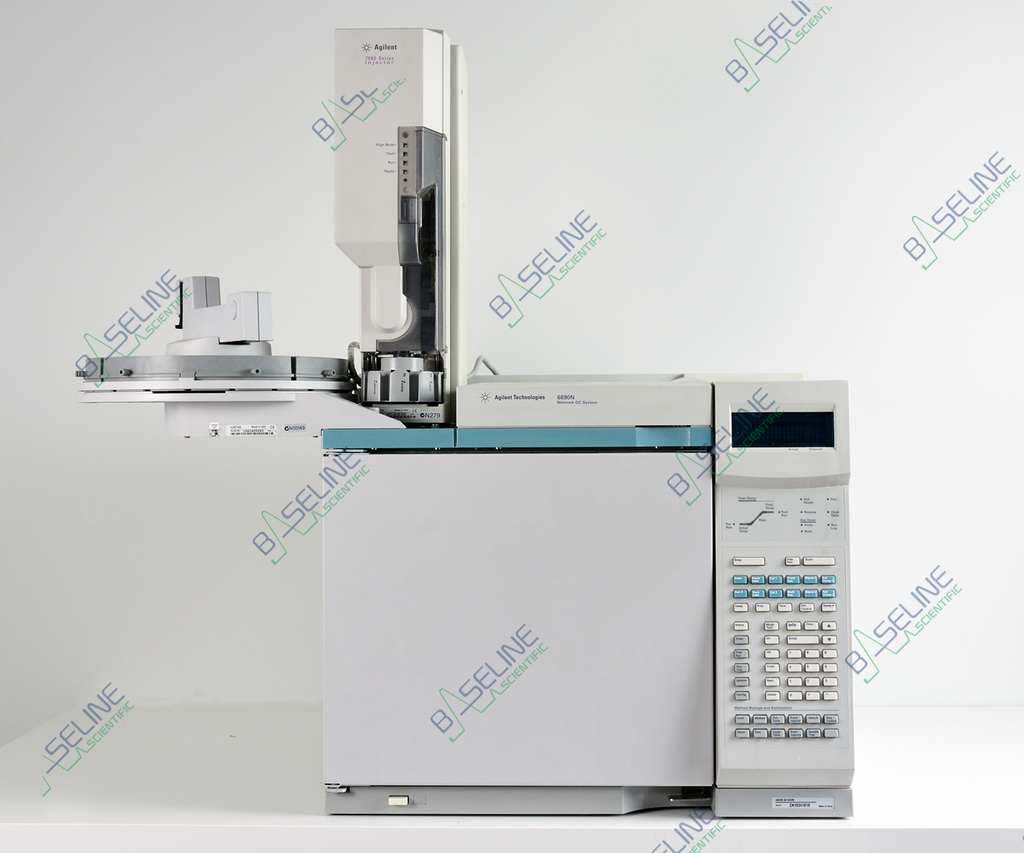 Agilent 6890N GC with Dual SSL FID and 7683 Series Autosampler Two Injection Tower image 6